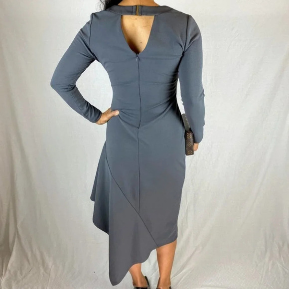 Hutch Gray Asymmetrical Cutout Midi Dress $290 - Picture 6 of 10